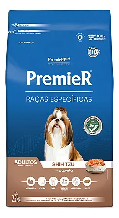 PREMIER RACAS ESPECIFICAS - SHIH TZU ADULTO - SALMÃO