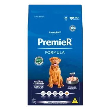 PREMIER FÓRMULA CÃES ADULTOS RAÇAS GRANDES - FRANGO