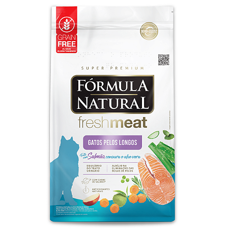 FÓRMULA NATURAL FRESH MEAT GATOS PELOS LONGOS