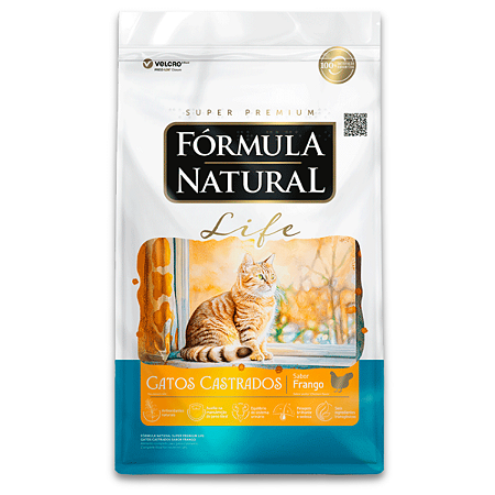 FÓRMULA NATURAL LIFE GATOS CASTRADOS FRANGO