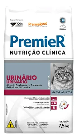 PREMIER NUTRIÇÃO CLÍNICA GATOS URINÁRIO