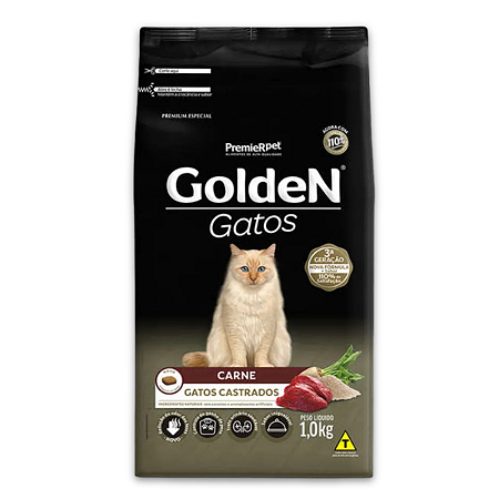GOLDEN GATOS CASTRADOS CARNE