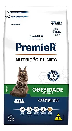 PREMIER NUTRIÇÃO CLÍNICA GATOS OBESIDADE