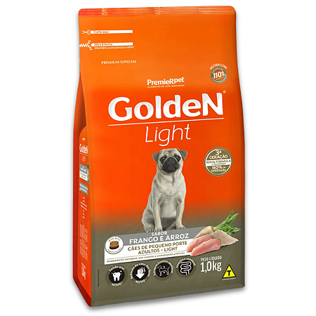 GOLDEN FÓRMULA CÃES ADULTOS MINI BITS LIGHT