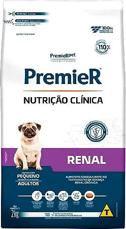 PREMIER NUTRIÇÃO CLÍNICA CÃES RENAL PEQUENO PORTE