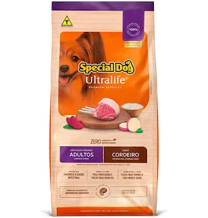 SPECIAL DOG ULTRALIFE RAÇAS PEQUENAS ADULTO CORDEIRO