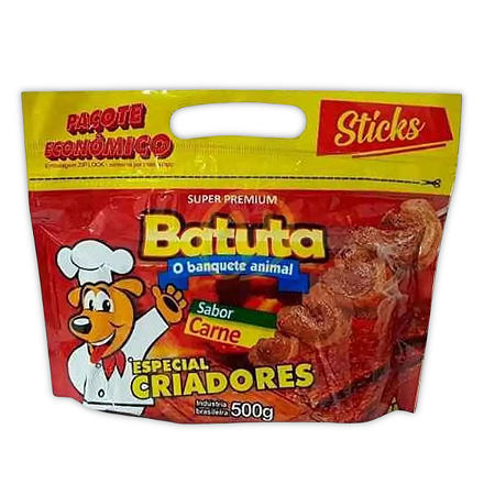 BATUTA STICKS CARNE 500 G