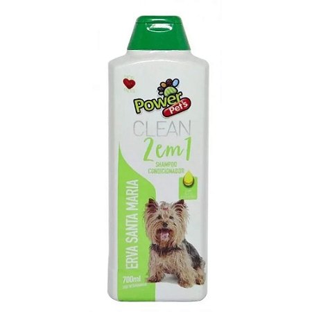 Shampoo Powerpets Erva Santa Maria 700 Ml