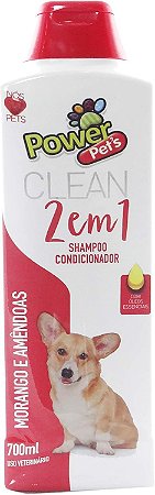 Shampoo Powerpets Morango C/amendoas 700 Ml