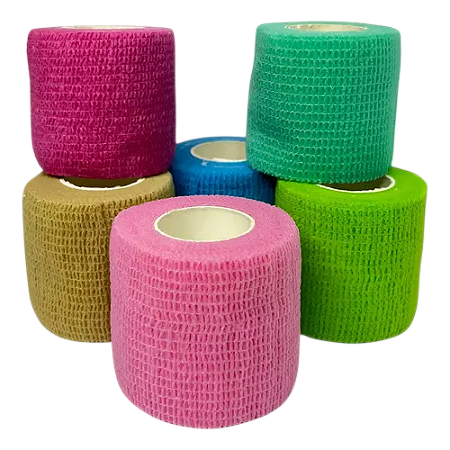BANDAGEM ADESIVA FLEXÍVEL 5 X 4,5 CM CORES DIVERSAS - HOPPNER