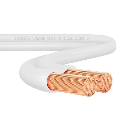 CORDÃO PARALELO 300V 2 X 1,00 MM BRANCO