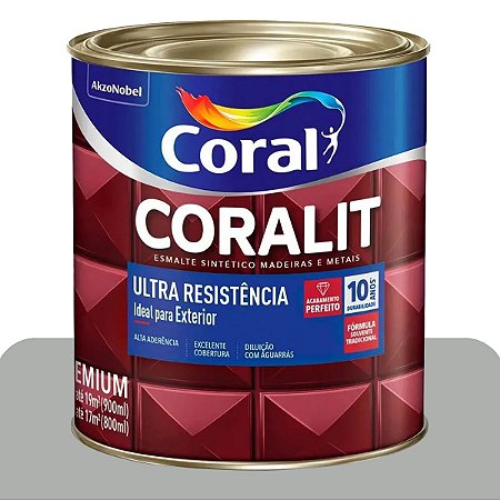 Esmalte Coral Coralit Ultra Platina Brilhante 0,9L