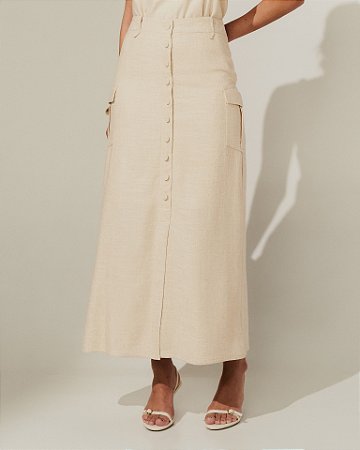 Saia com Bolsos Natasha