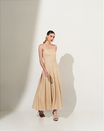 Vestido em Linho Allana