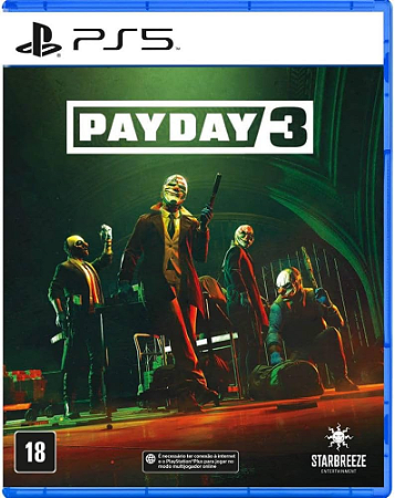Payday 3 - Jogo em Mídia Física - PS5