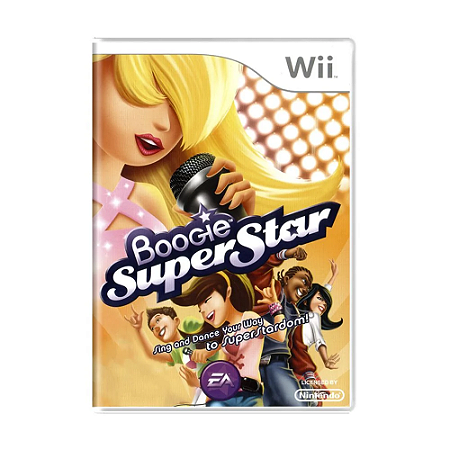 Boogie SuperStar - Jogo em Mídia Física - Nintendo Wii