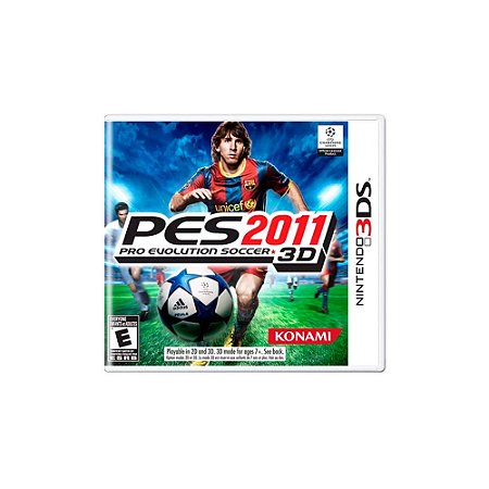 PES 2011 3D - Jogo em Mídia Física - Nintendo 3DS