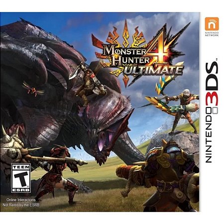 Monster Hunter 4 Ultimate - Jogo em Mídia Física - Nintendo 3DS
