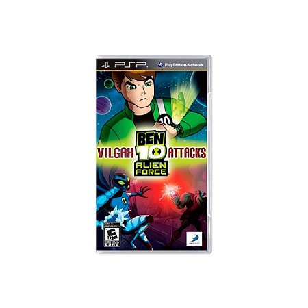 Ben 10 Alien Force: Vilgax Attacks - Jogo em Mídia Física - PSP