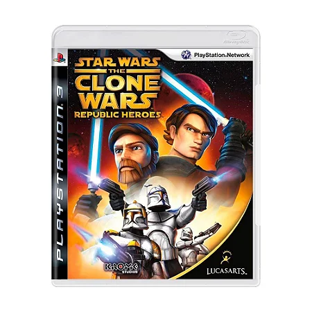 Star Wars The Clone Wars: Republic Heroes - Jogo em Mídia Física - PS3