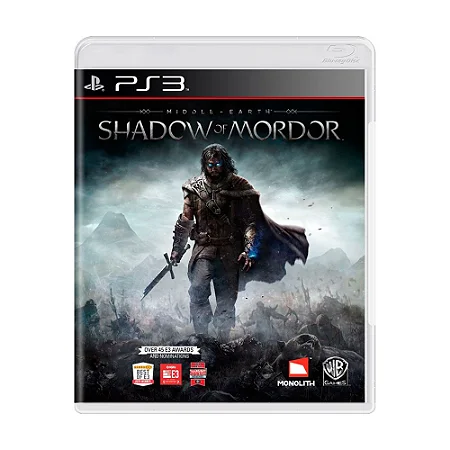 Terra Média: Sombras de Mordor - Jogo em Mídia Física - PS3