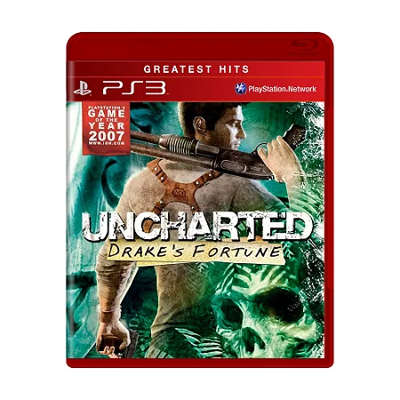 Uncharted: Drake's Fortune - Greatest Hits - Jogo em Mídia Física - PS3