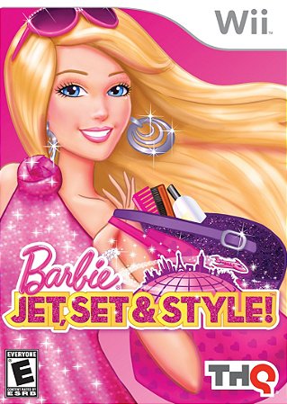Barbie: Jet, Set & Style - Jogo em Mídia Física - Nintendo Wii