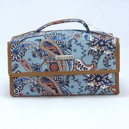Necessaire Rocambole - Arabesco Azul Claro