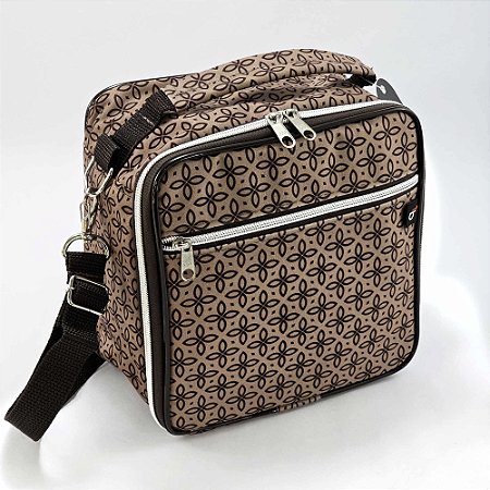 Bolsa Térmica Amora - Estampa Clássico Marrom Claro