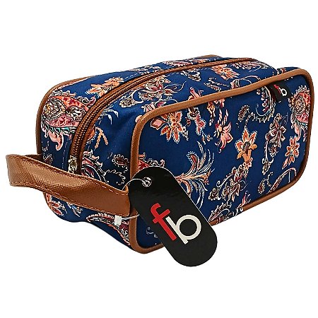 Necessaire Multiuso - Arabesco Azul