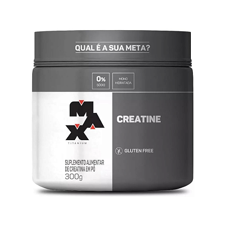 Creatina 100% Pura 300G - Max Titanium