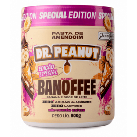 Pasta de amendoim - Dr. Peanut 600g - Banoffe