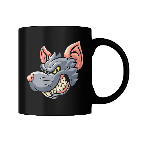 Caneca Ratão ( Porcelana )