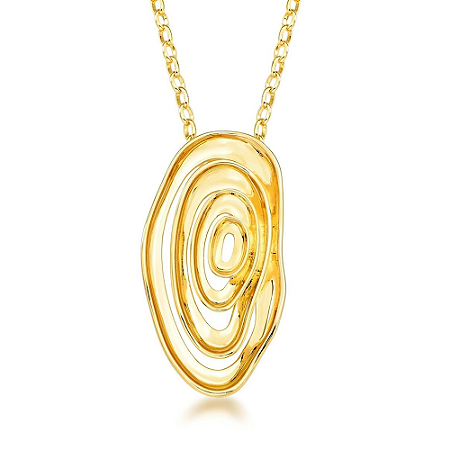 CORRENTE COM PINGENTE ORGANICO