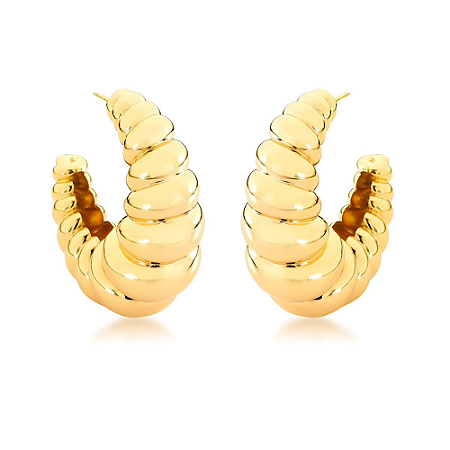 BRINCO MEIA ARGOLA GOMOS LISOS