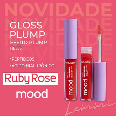 Brinde Gloss Plump Ruby Rose