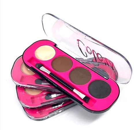 Sombra para sobrancelhas Perfect Colors Vivai 4 Tons