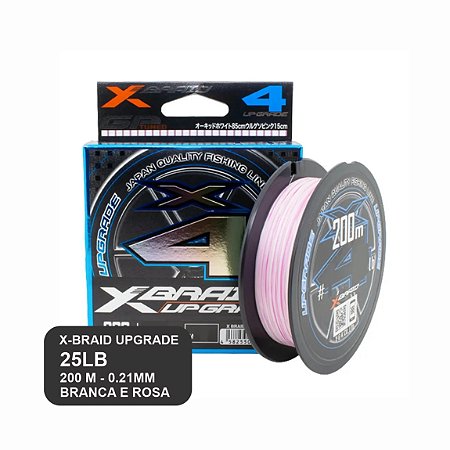 Linha multifilamento 4X - X-Braid Upgrade - 25LB - 200m