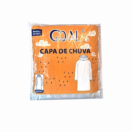 Capa de chuva descartável