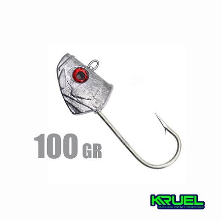 Anzol Jig Head - cabeça 100gr - Shadão - KRUEL