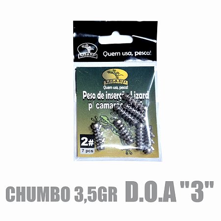 Chumbo 3,5gr - para camarão D.O.A "3"