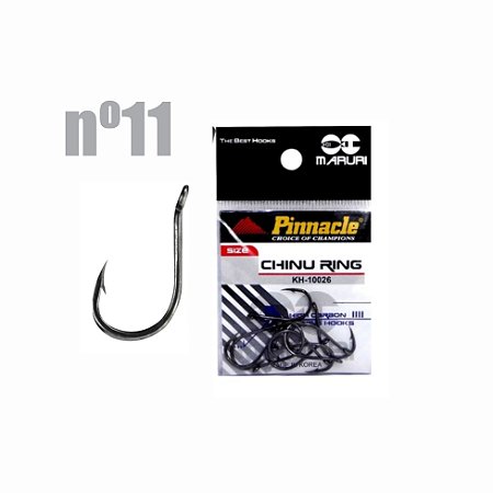 Anzol Chinu Nº11- 10 Unid. - PINNACLE