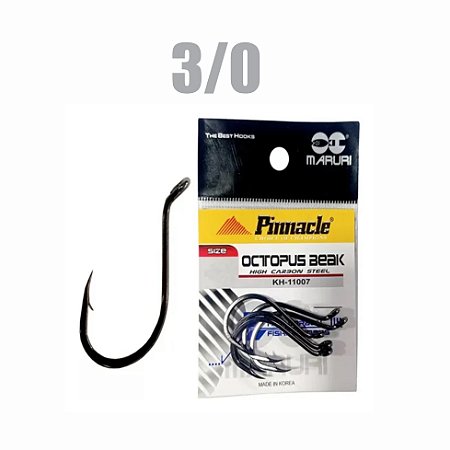 Anzol Octopus Beak 3/0 - 10 unid. - PINNACLE