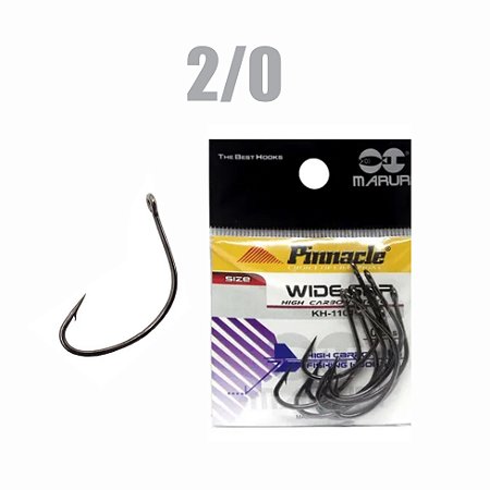 Anzol Wide Gap 2/0 - 10 Unid. - PINNACLE