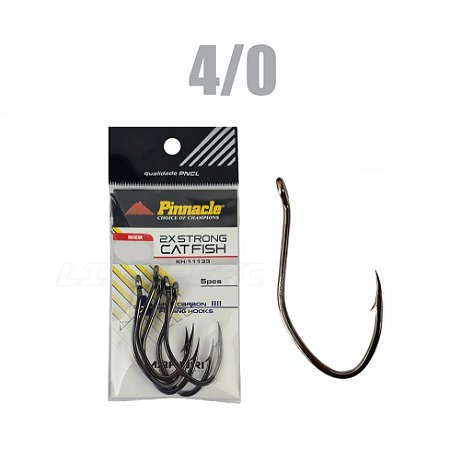 Anzol Strong Cat Fish 4/0 - 5 Unidades. - PINNACLE