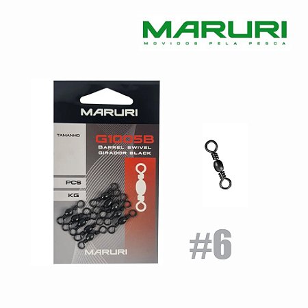 Girador Maruri Black #6 - 10 unid. - MARURI