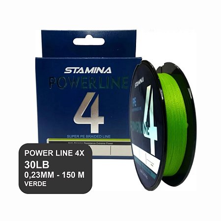 Linha Stamina Power Line 4x - 30lb - 150m - DEYU