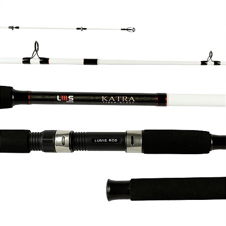 Vara Katra 2,70m -20 - 50lbs - 2 partes - Molinete - LUMIS