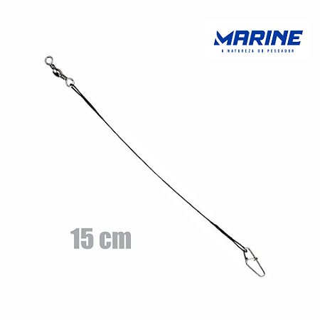 Empate de aço flexível 40lbs - 15cm - MARINE