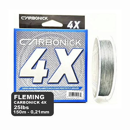 Linha Fleming Carbonick 25lbs - 0,21mm - 150m